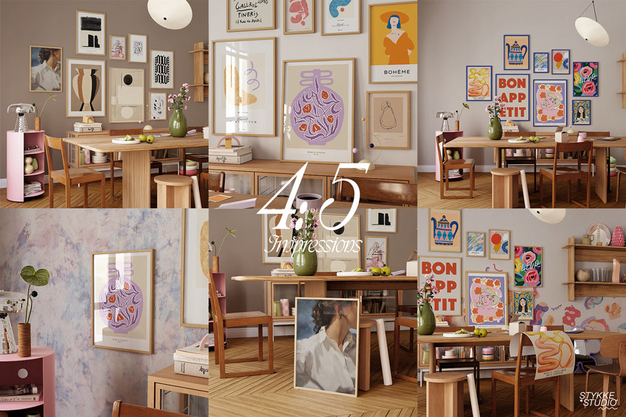 VIVID TABLEAUX NO. 82 | Frame Mockup Set