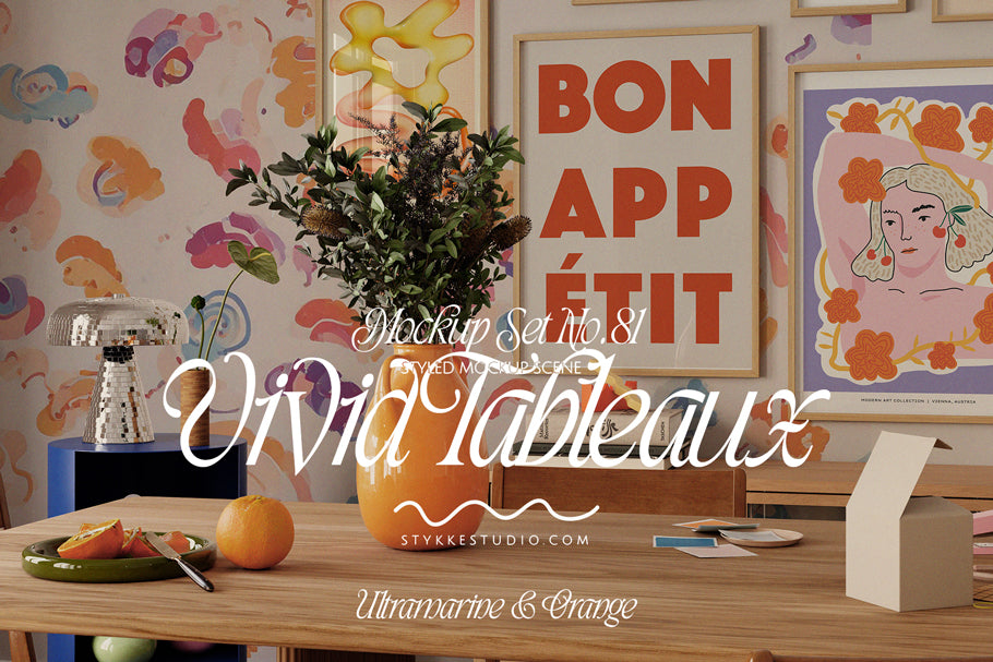 VIVID TABLEAUX NO. 81 | Frame Mockup Set