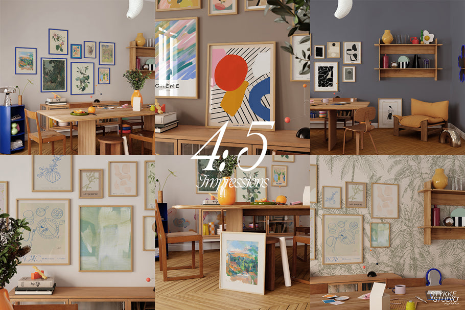 VIVID TABLEAUX NO. 81 | Frame Mockup Set