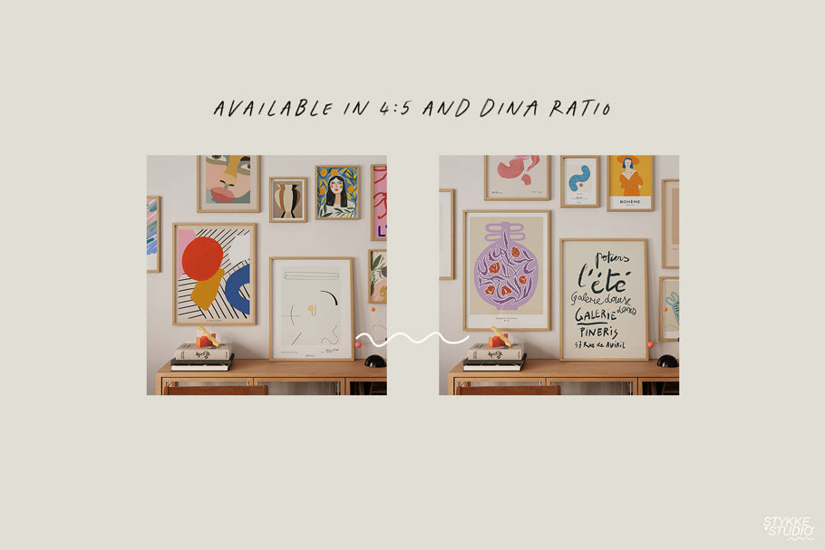 VIVID TABLEAUX NO. 81 | Frame Mockup Set