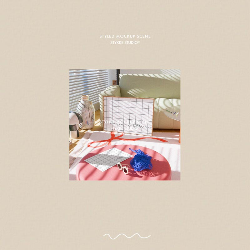 Poppy Daisy No 84 | Frame Mockup 335 - Horizontal