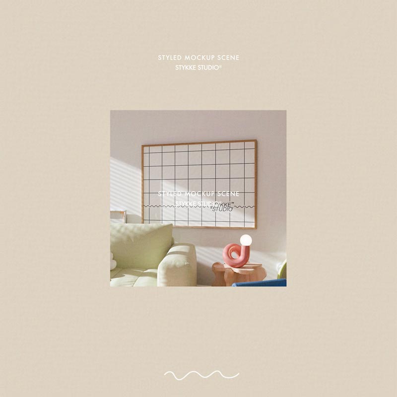 Poppy Daisy No 84 | Frame Mockup 375 - Horizontal