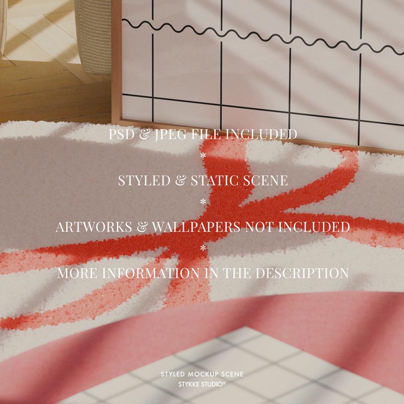 Poppy Daisy No 84 | Frame Mockup 335 - Horizontal