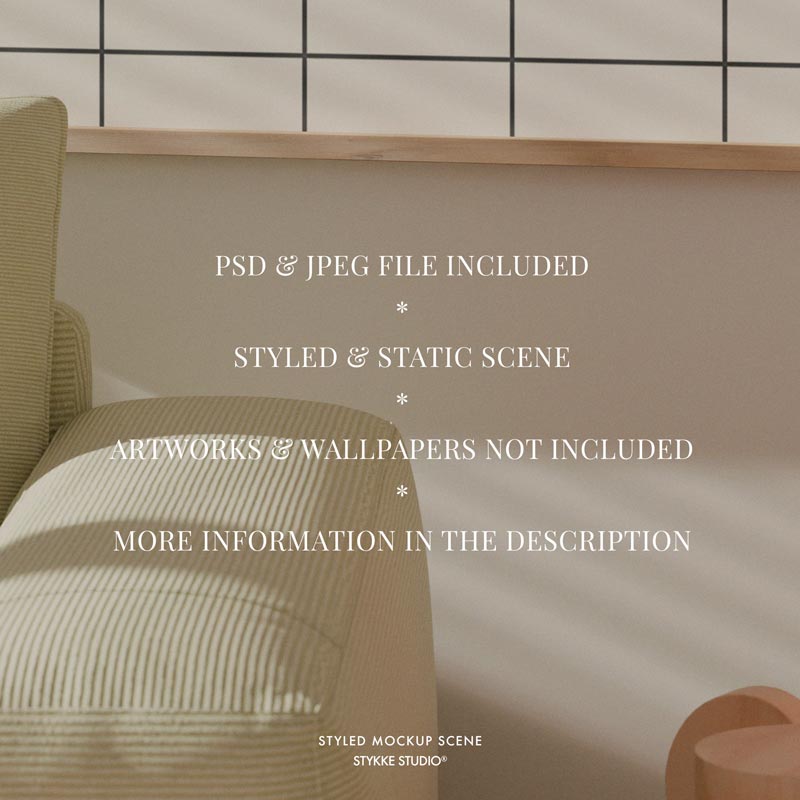 Poppy Daisy No 84 | Frame Mockup 375 - Horizontal