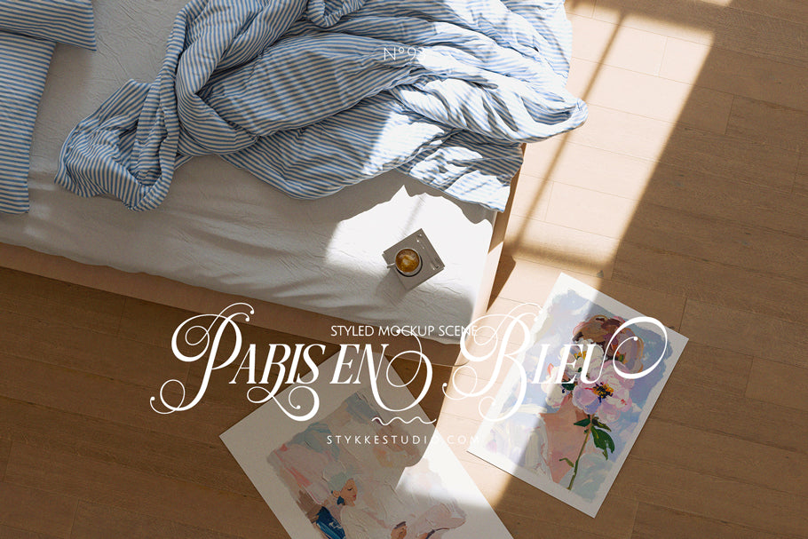 PARIS EN BLUE NO. 93 | Frame Mockup Set