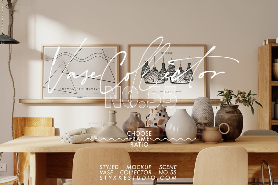 VASE NO. 55 | Frame Mockup Set