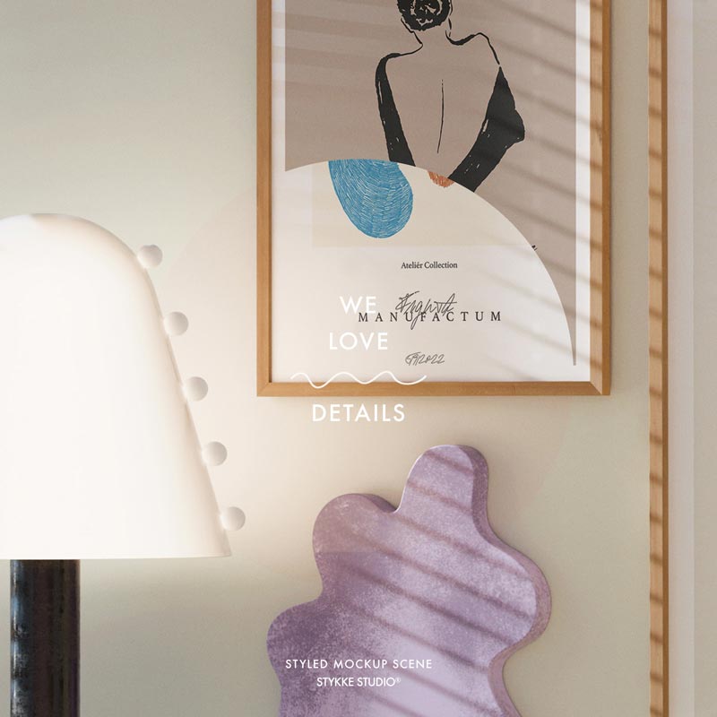 Poppy Daisy No 84 | Frame Mockup 367 - Vertical