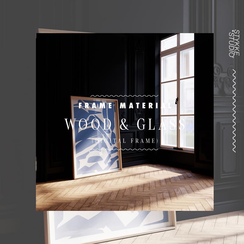 Journée en couleur - Black | Leaning Frame Mockup 58