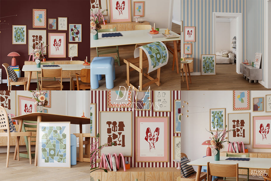KUNTERBUNT NO. 102 | Frame Mockup Set