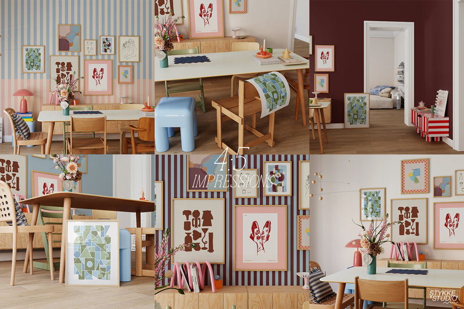 KUNTERBUNT NO. 102 | Frame Mockup Set