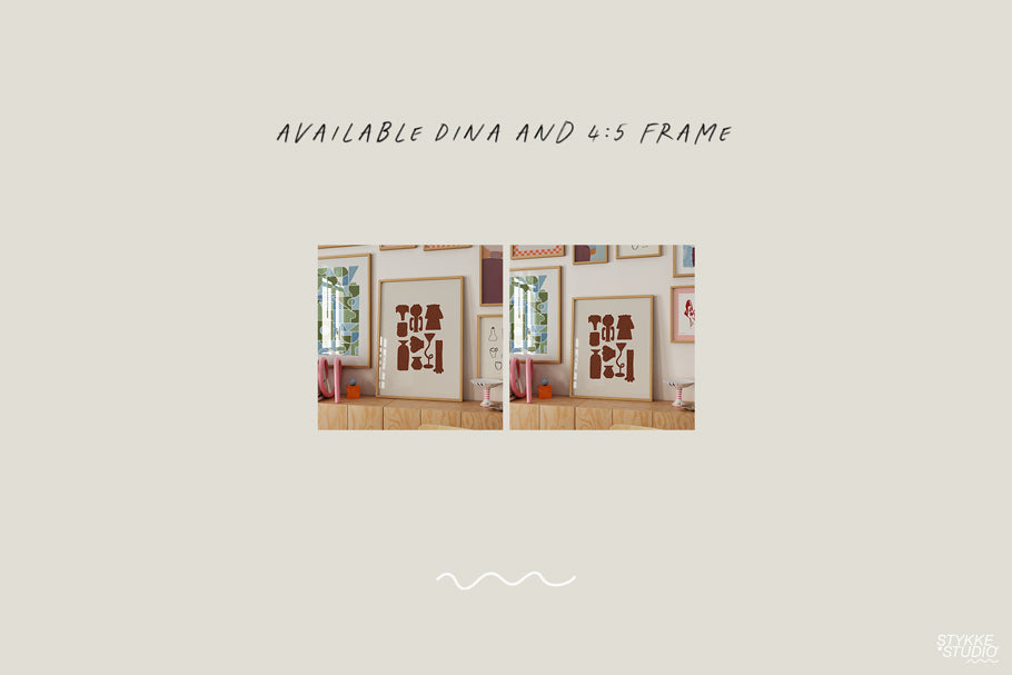 KUNTERBUNT NO. 102 | Frame Mockup Set