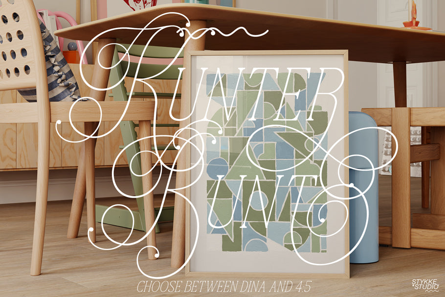 KUNTERBUNT NO. 102 | Frame Mockup Set
