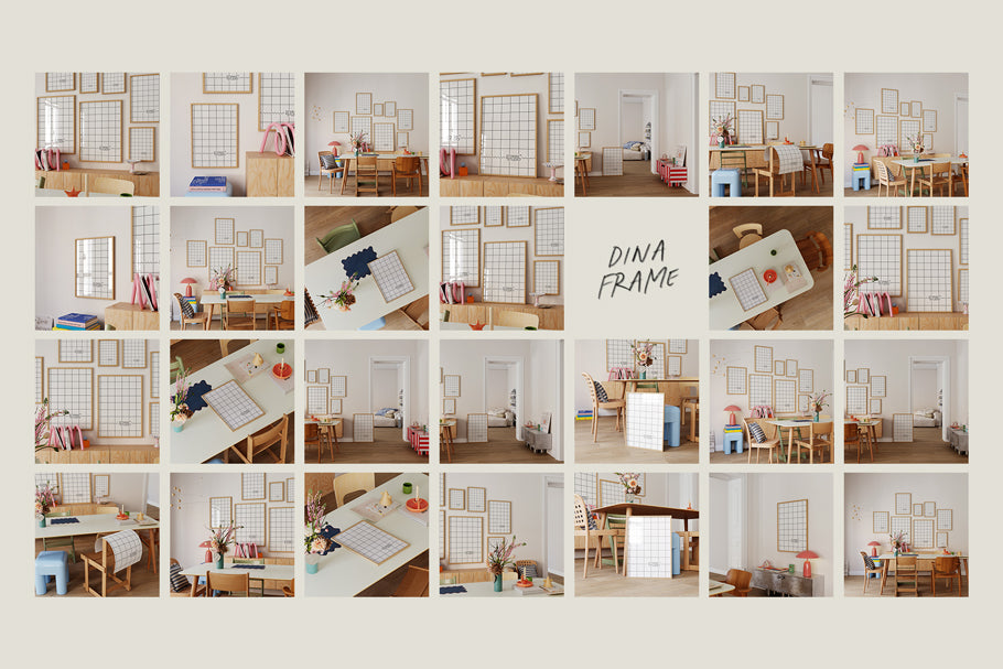 KUNTERBUNT NO. 102 | Frame Mockup Set