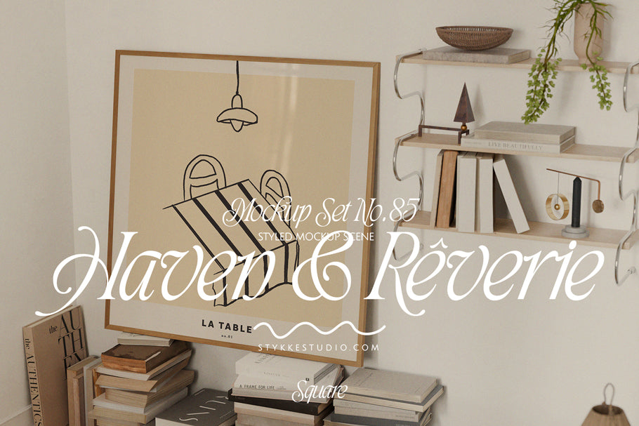 HAVEN & RÊVERIE NO.85 | Frame Mockup Set