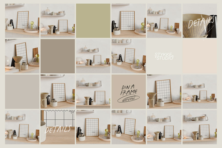 MINIMALIST KITCHEN NO. 79 | Frame Mockup Set