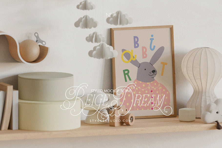 BEIGE DREAM NO. 91 | Frame Mockup Set