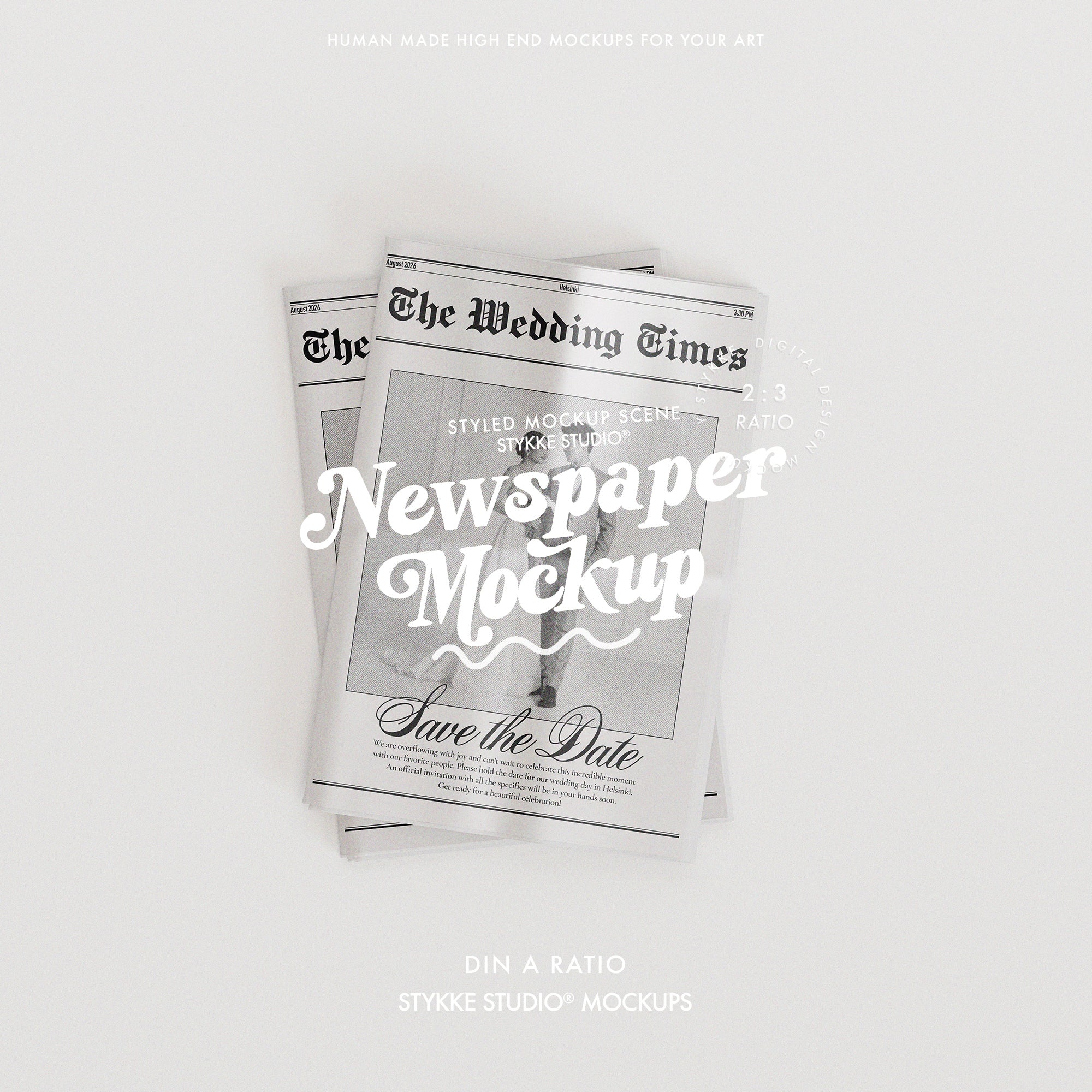 Newspaper Mockup | Stack 01