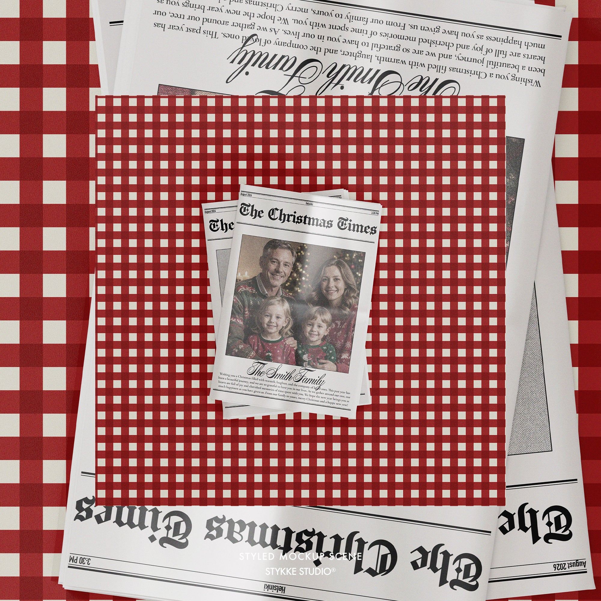 Newspaper Mockup | Stack 01