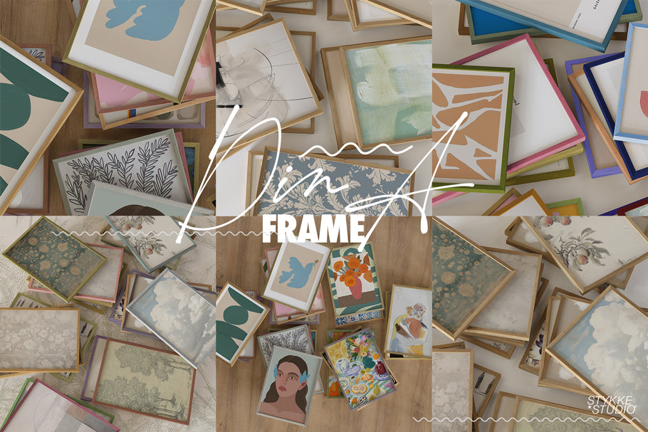 Pile Of Art NO. 64 | Frame Mockup Set