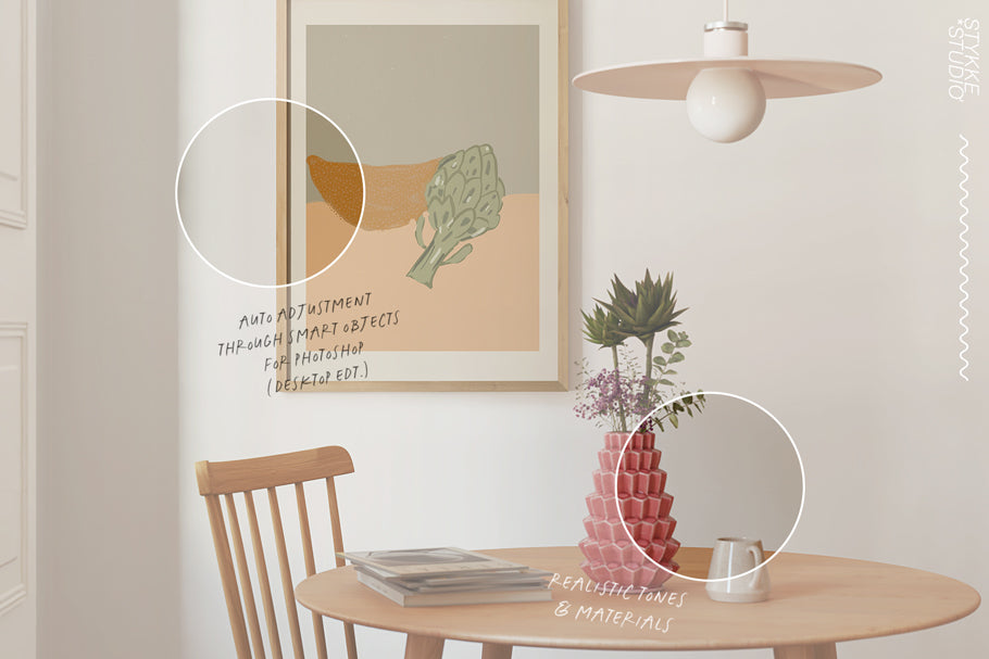 SOFT PINK NO. 74 | Poster Mockup Set