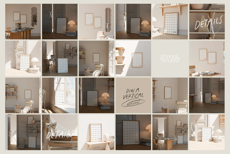 SCANDI SUMMER NO. 70 | Frame Mockup Set