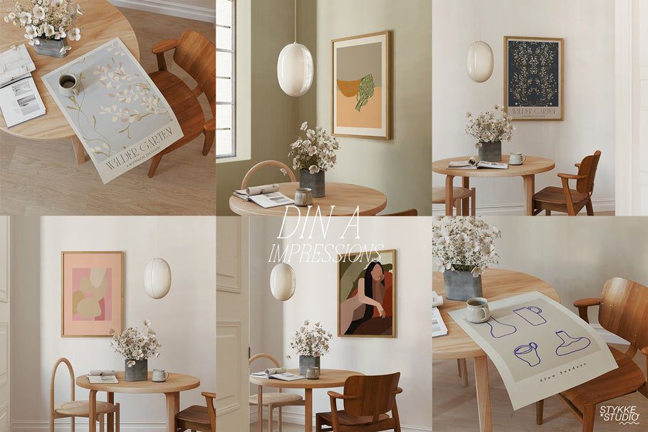 NORDIC WOOD NO. 99 | Frame & Poster Mockup Set