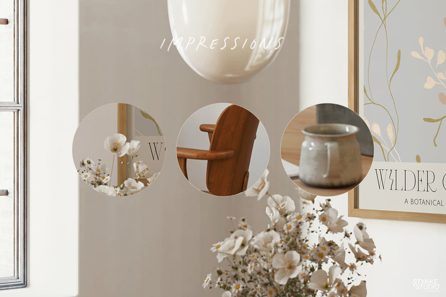 NORDIC WOOD NO. 99 | Frame & Poster Mockup Set