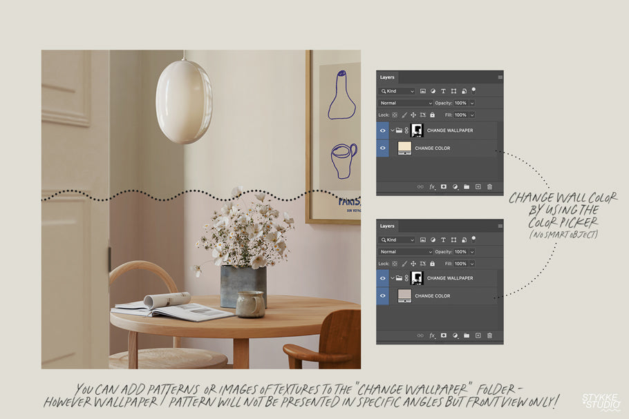 NORDIC WOOD NO. 99 | Frame & Poster Mockup Set