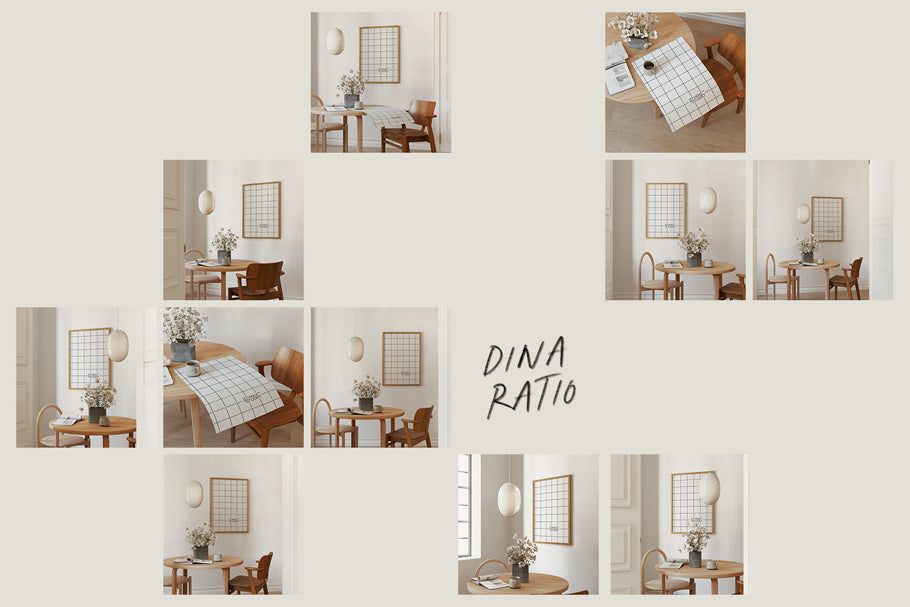 NORDIC WOOD NO. 99 | Frame & Poster Mockup Set