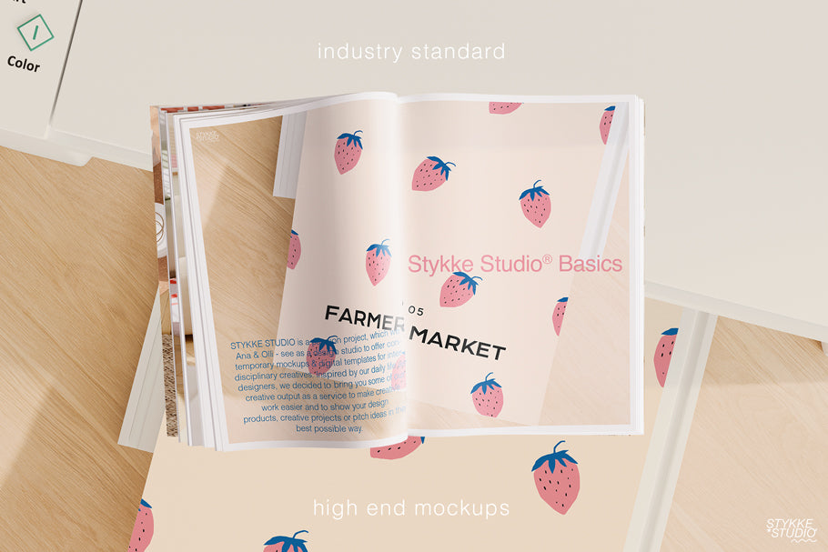Printable Paper Mockup | STYKKE STUDIO® BASICS