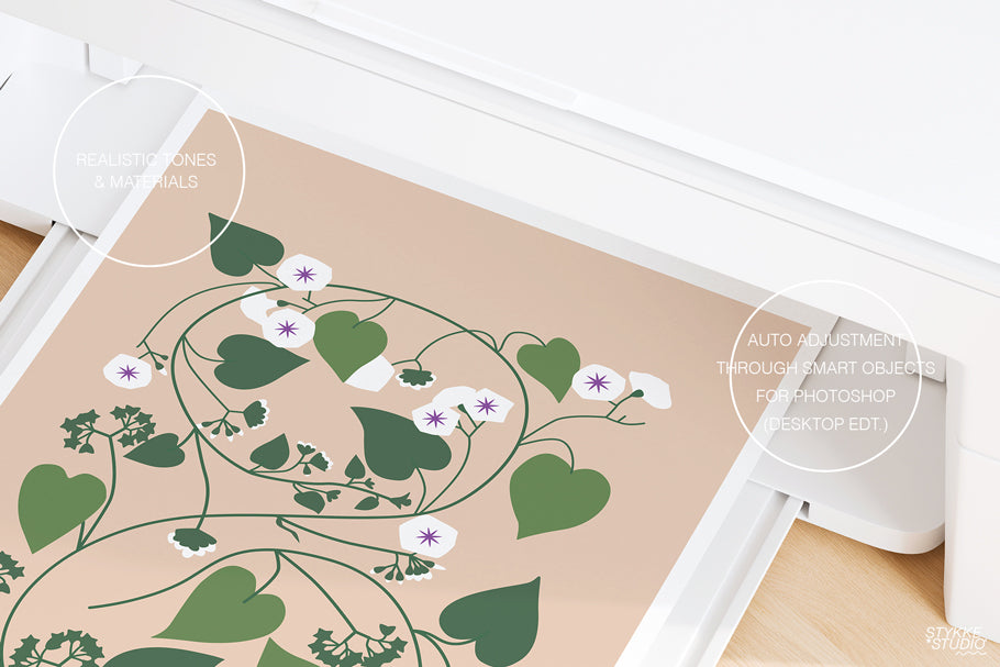 Printable Paper Mockup | STYKKE STUDIO® BASICS