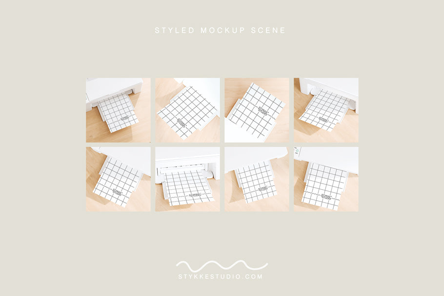 Printable Paper Mockup | STYKKE STUDIO® BASICS