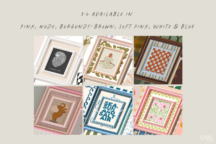 BOBBIN FRAMES NO. 95 | Frame Mockup Set