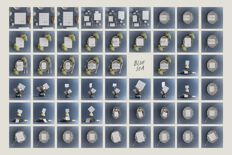 TEASURES OF THE SEA NO. 104 | Paper Mockup Set