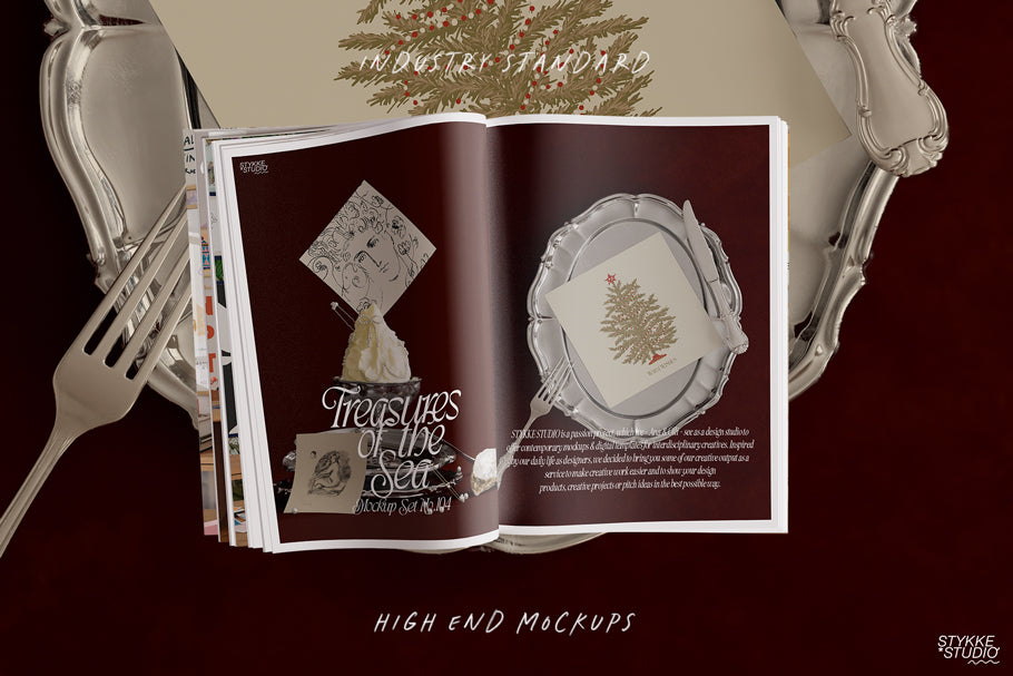 TEASURES OF THE SEA NO. 104 | Paper Mockup Set