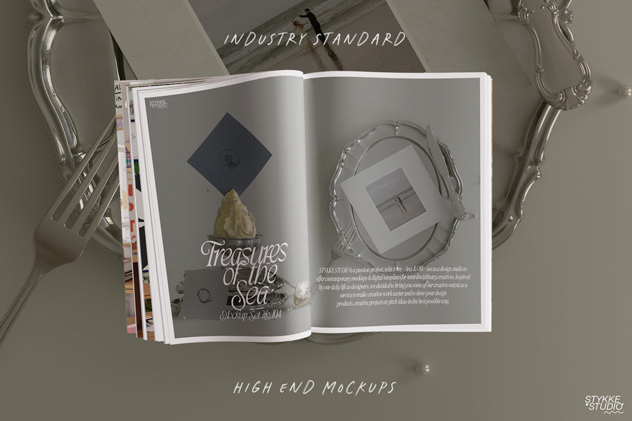 TEASURES OF THE SEA NO. 104 | Paper Mockup Set