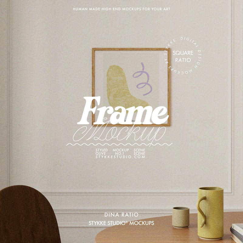 Olive No. 1 | Frame Mockup 561