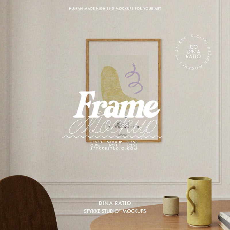 Olive No. 1 | Frame Mockup 561