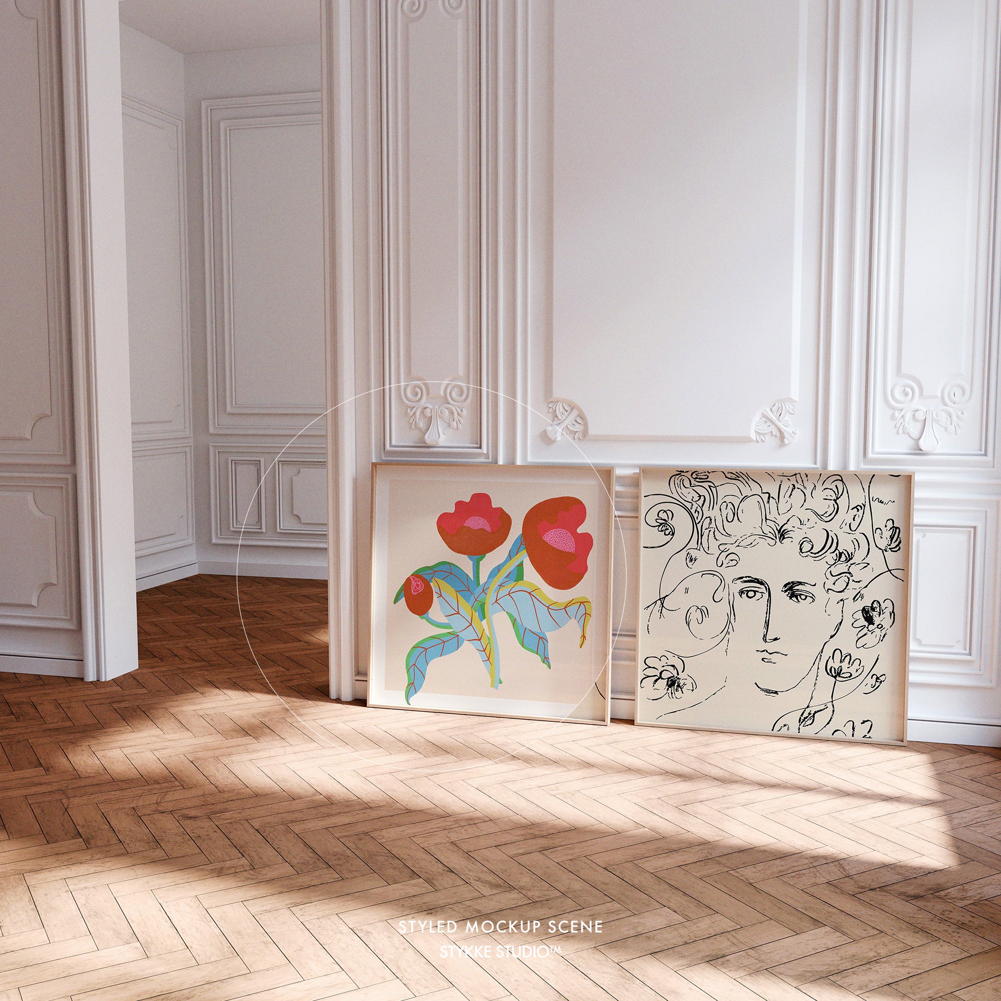 Journée en couleur | Square Frame Mockup Duo 56