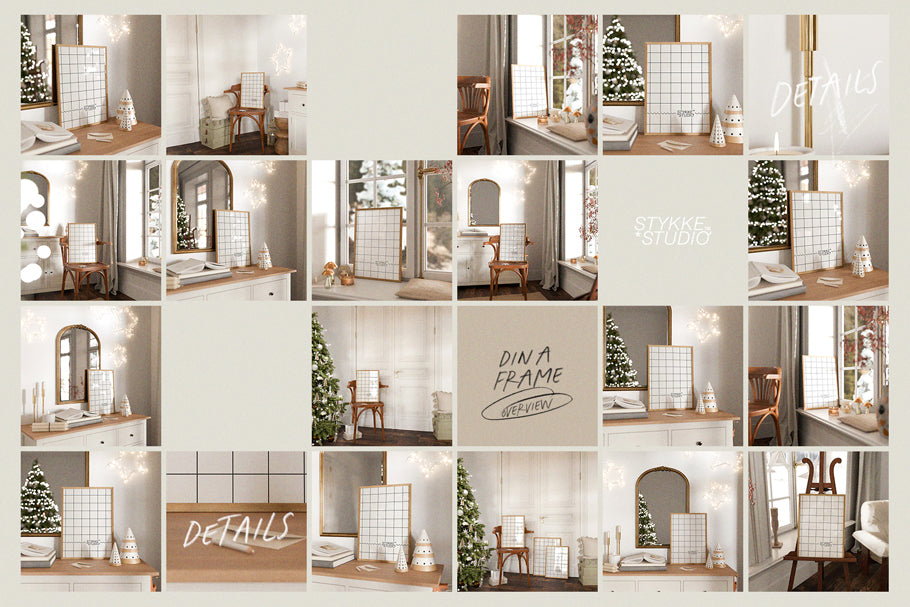 FESTIVE DAY NO. 78 | Frame & Poster Mockup Set