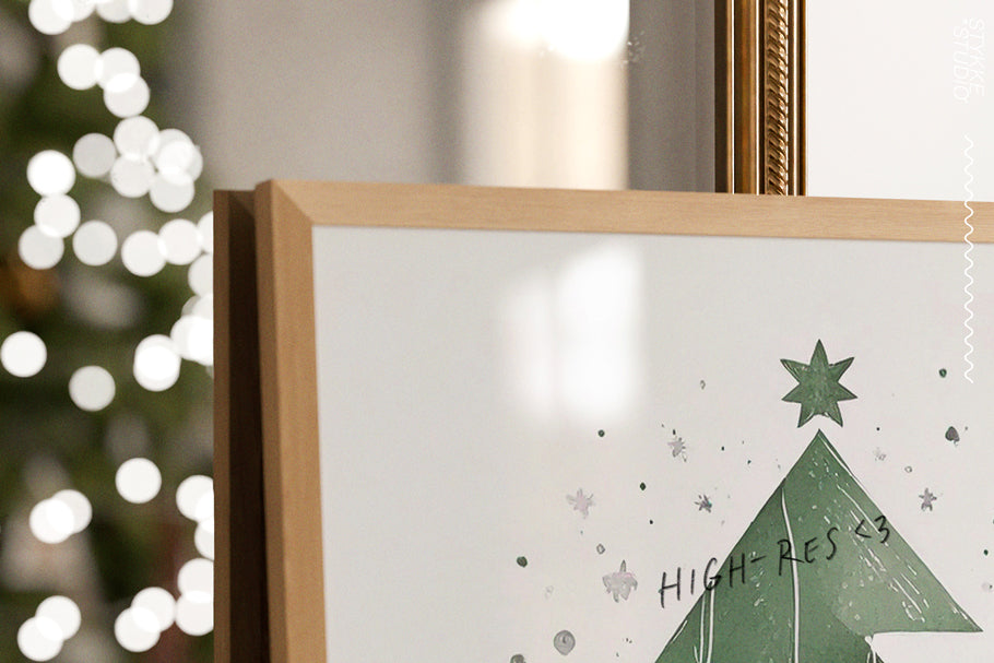 FESTIVE DAY NO. 78 | Frame & Poster Mockup Set