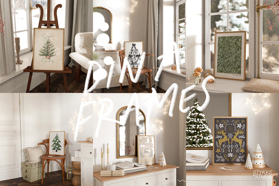 FESTIVE DAY NO. 78 | Frame & Poster Mockup Set