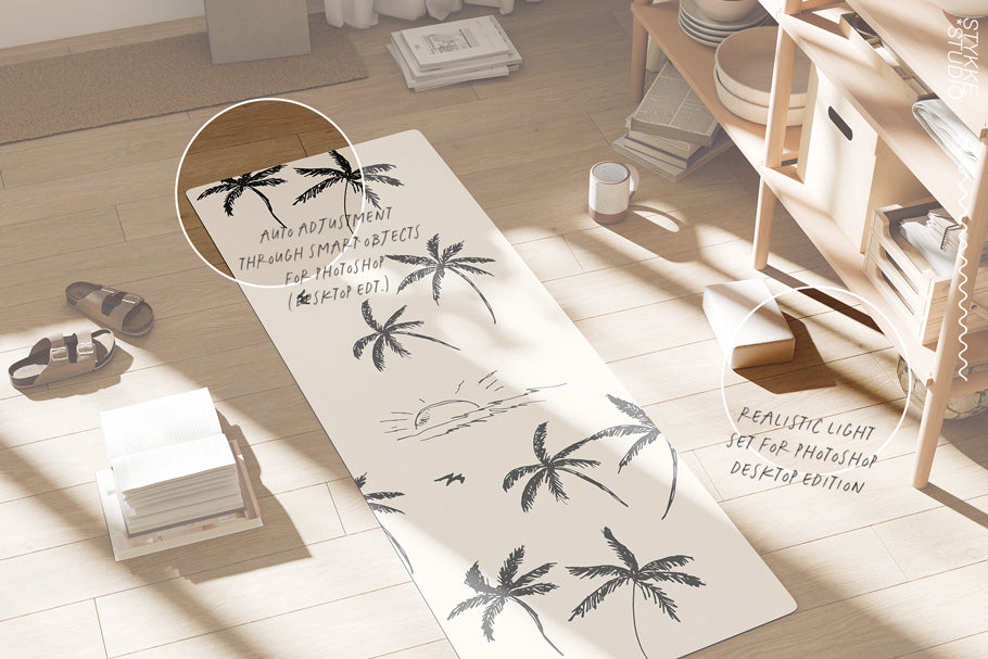 YOGA MAT MOCKUP | Yoga at Meyka's