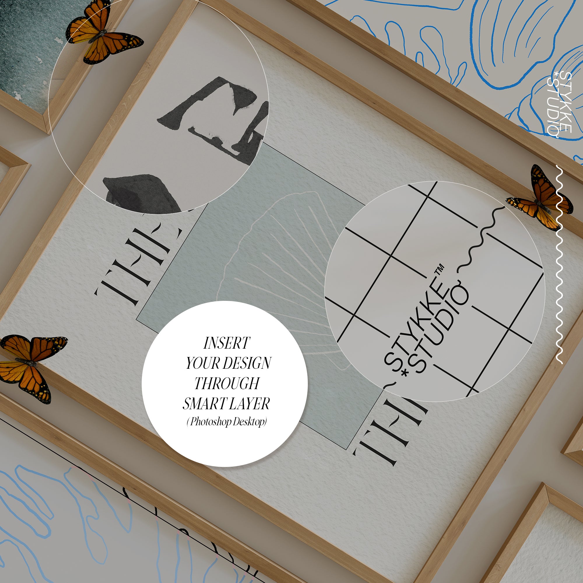 Frame Mockup | Butterfly Gallery 03