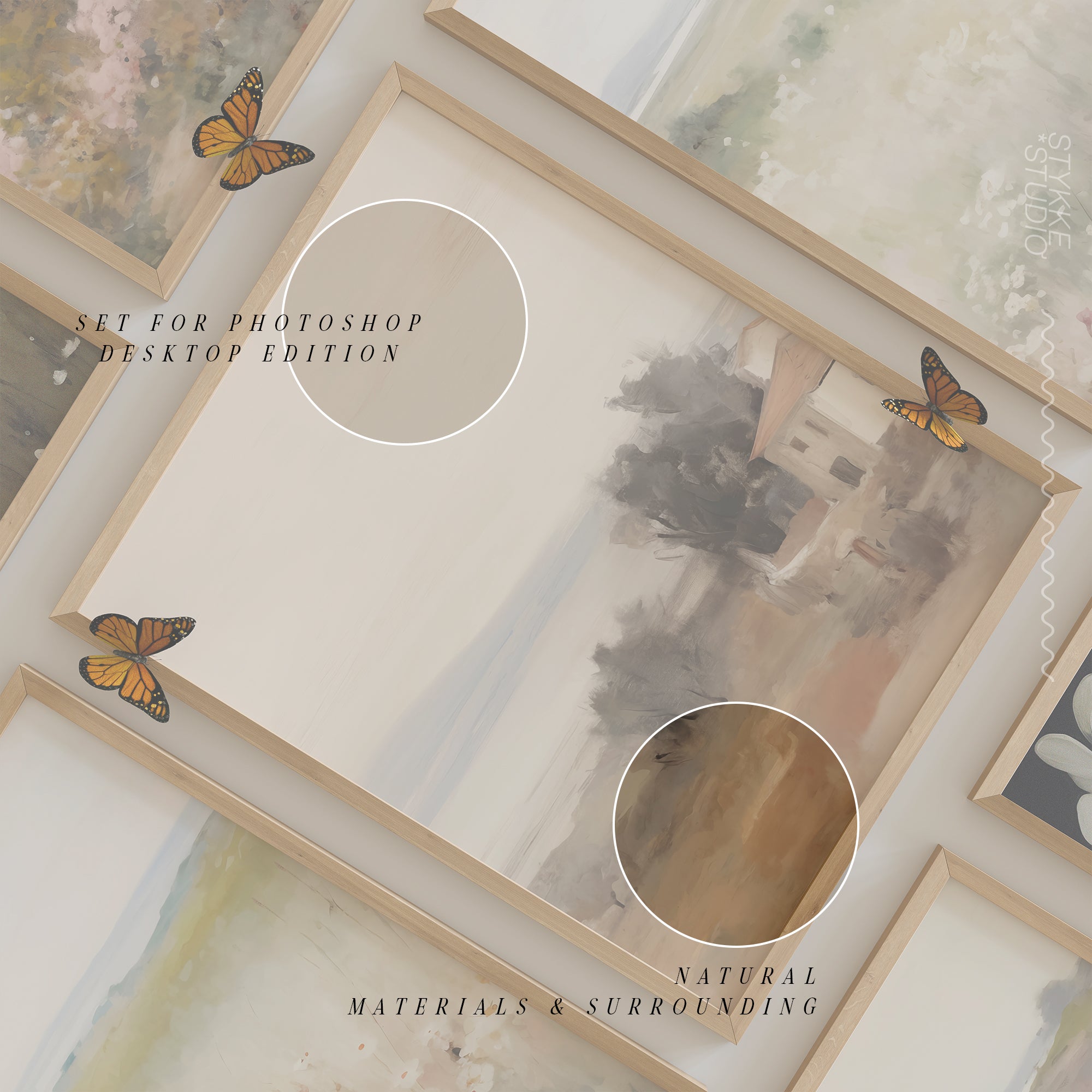 Frame Mockup | Butterfly Gallery 03