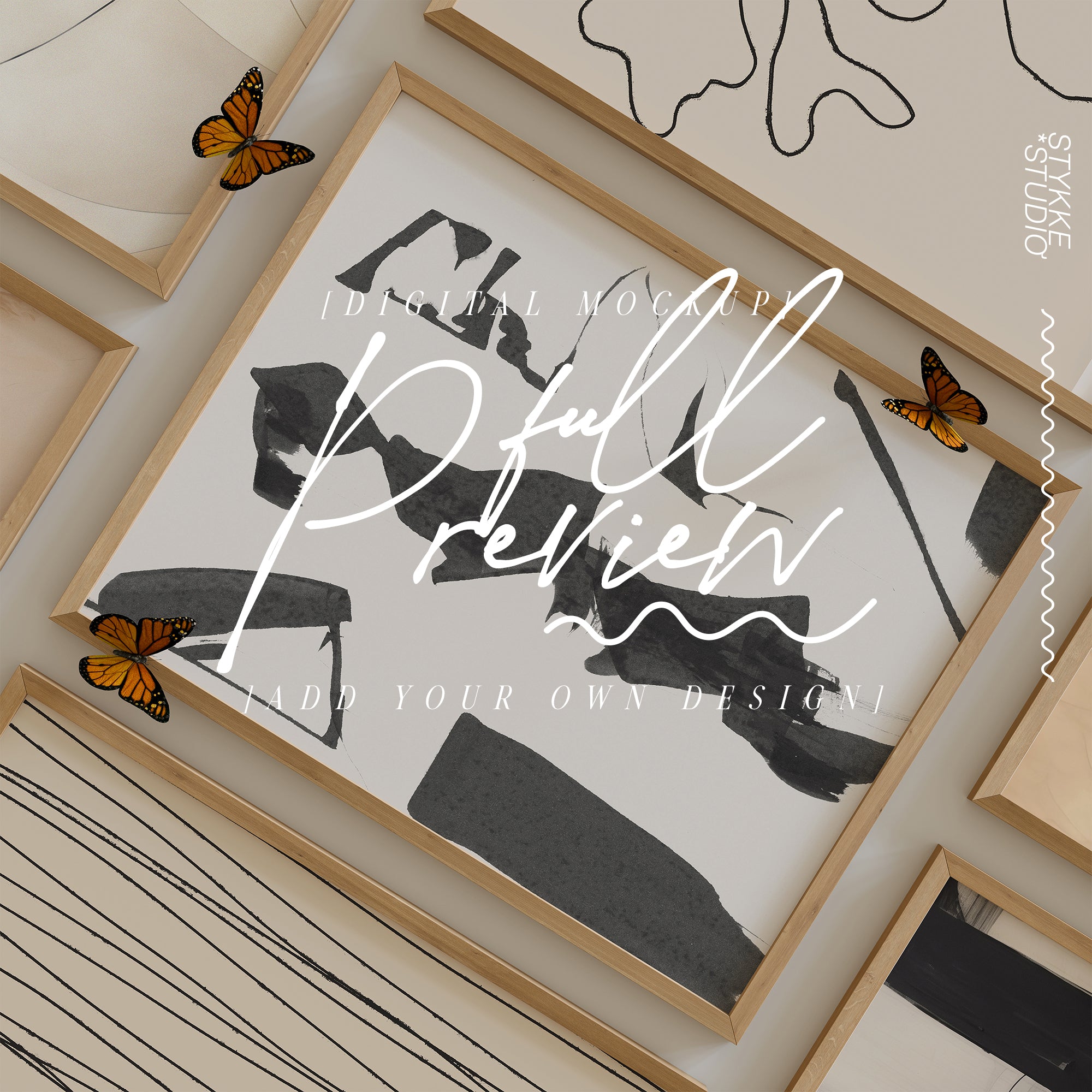 Frame Mockup | Butterfly Gallery 03