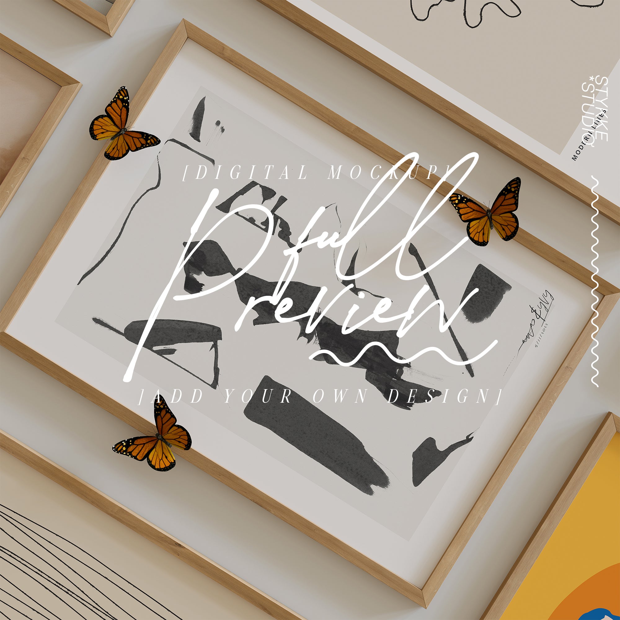 Frame Mockup | Butterfly Gallery 01