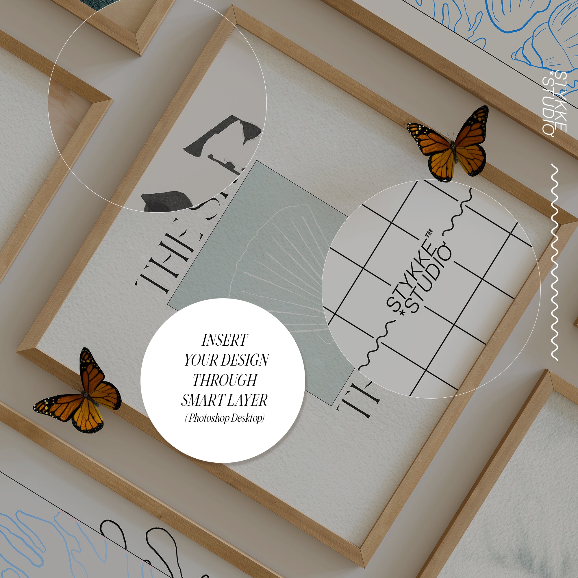 Frame Mockup | Butterfly Gallery 02