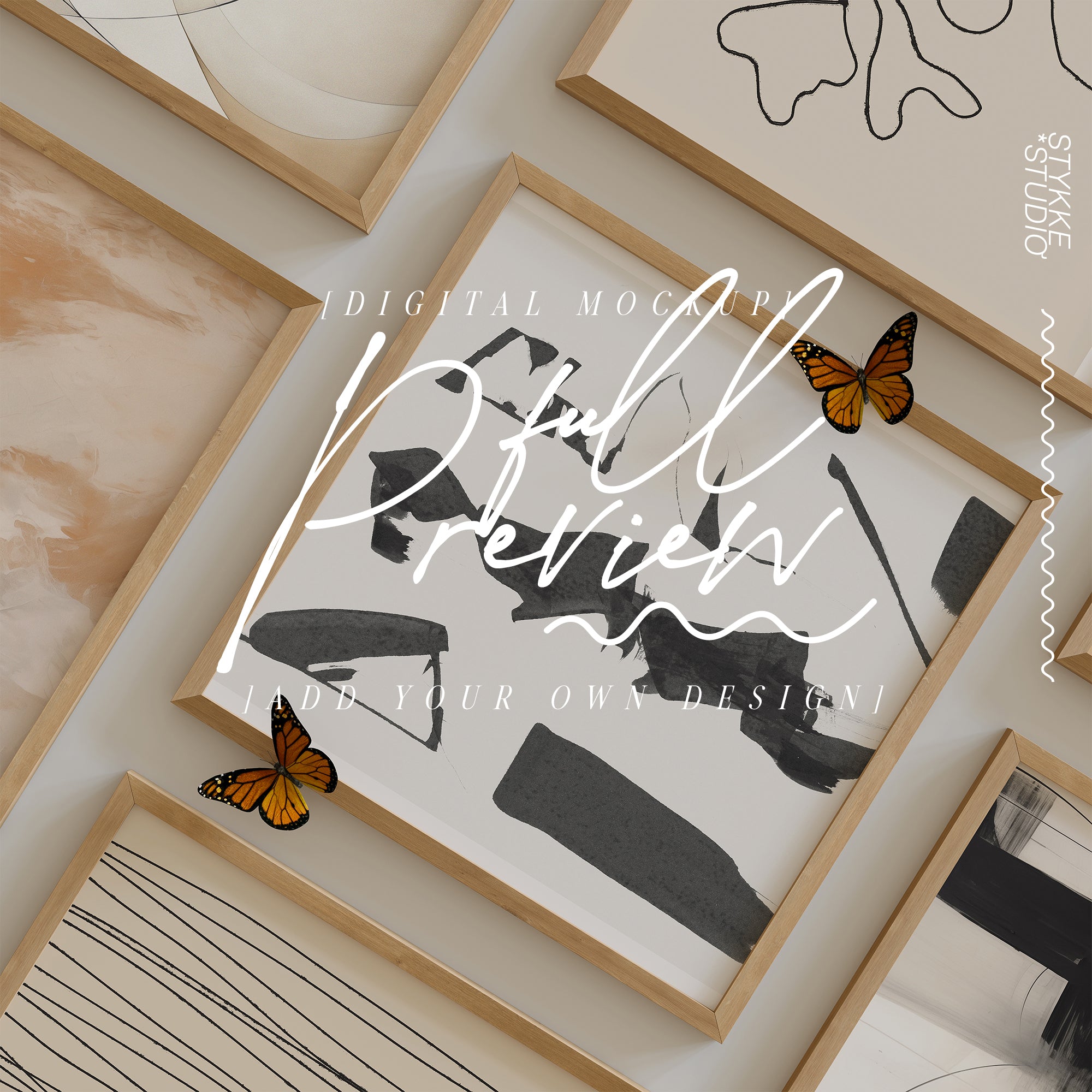 Frame Mockup | Butterfly Gallery 02