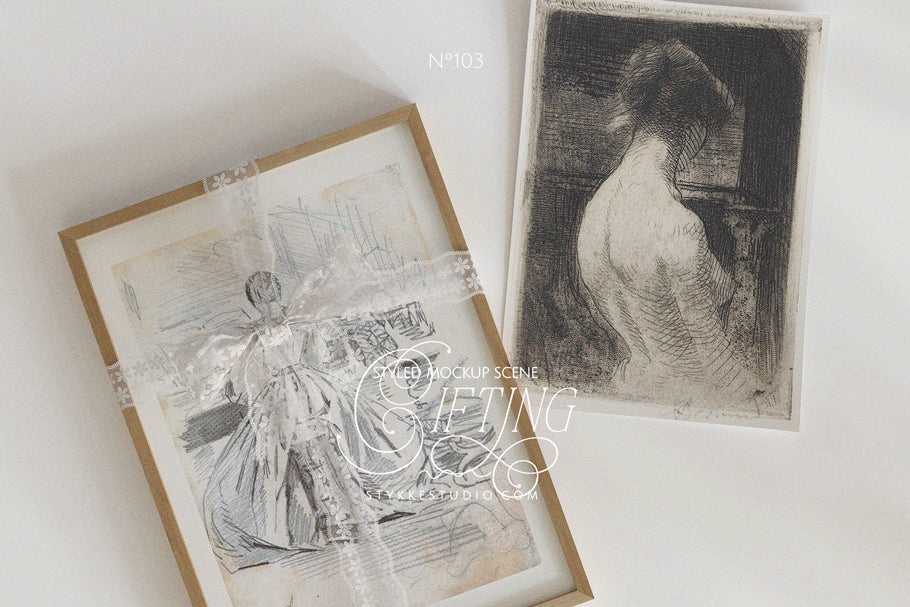 GIFTING NO. 103 | Frame Mockup Set